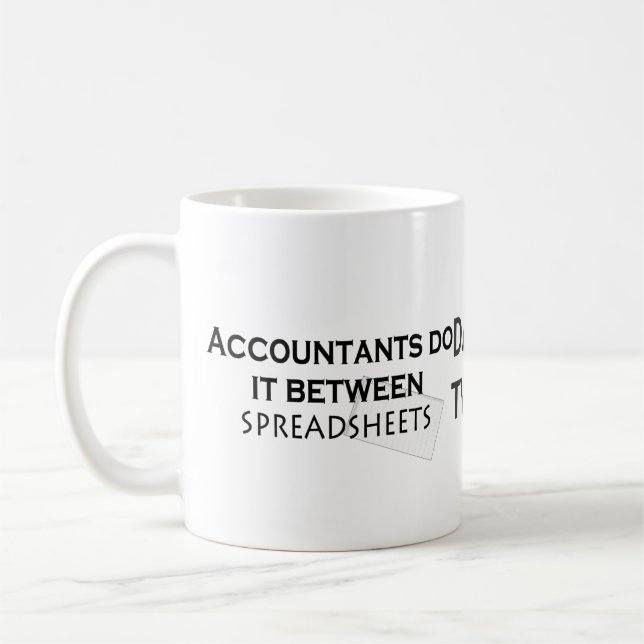 Caneca De Café Contadores fazem isso! (Esquerda)