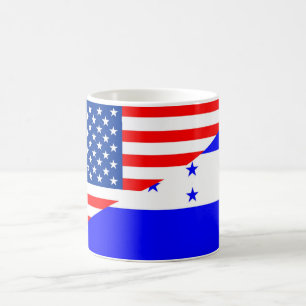 Caneca De Café contagem dos EUA da bandeira de Estados Unidos