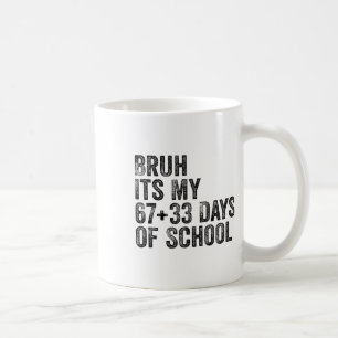 Caneca De Café Contagem Regressiva Divertida da Escola Aluno Prof
