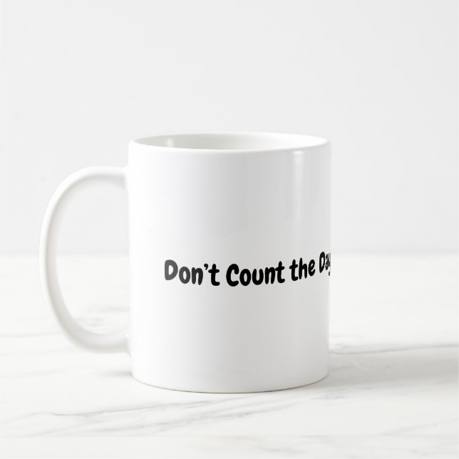 Caneca De Café Conte os Dias Mug (Esquerda)