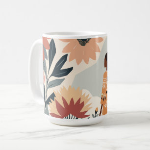 Caneca De Café Contemplação de Jardim