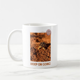 Caneca De Café Continua a usar o código motivacional Tortoise