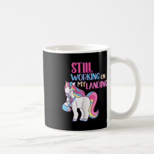 Caneca De Café Continuando Trabalhando Em Minha Aterrissagem Feri