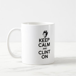 CANECA DE CAFÉ CONTINUAR A LIGAR A CALMA E A PINTAR —