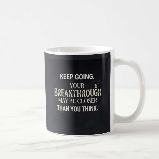 Caneca De Café Continue em frente (Direita)