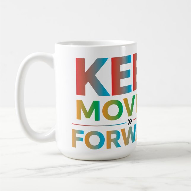 Caneca De Café Continue Em Frente (Esquerda)