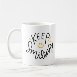 Caneca De Café Continue sorrindo Mug
