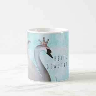 Caneca De Café Conto de fadas da princesa Falso Ouro Brilho