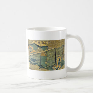 Caneca De Café Conto de Genji por Ando, Hiroshige
