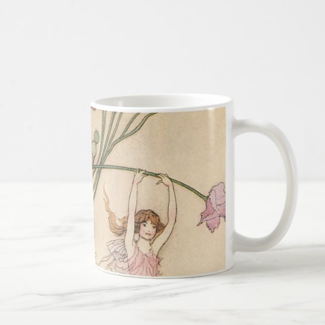 Caneca De Café Contos de Fadas Antigos, Três Espíritos Cheios de  (Direita)