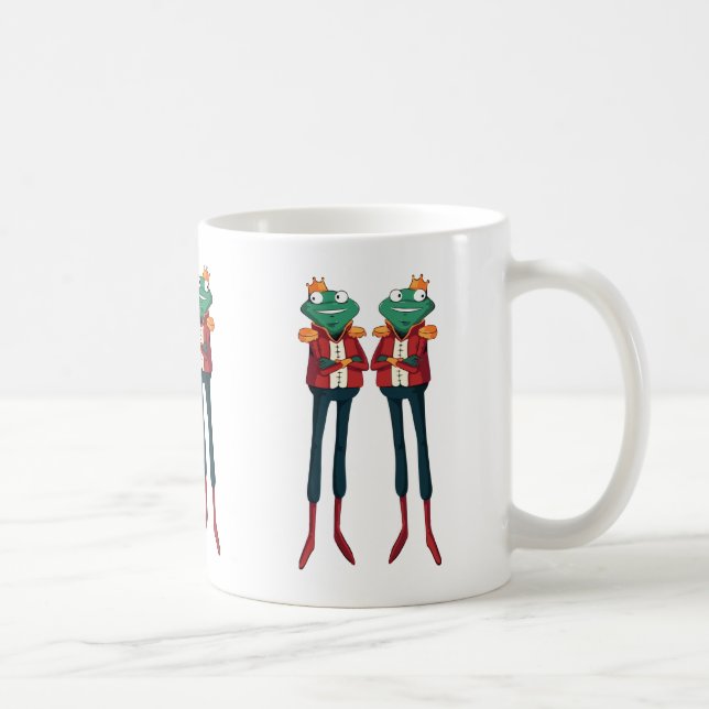 Caneca De Café Contos de fadas de personagens sapo V.04 (Direita)