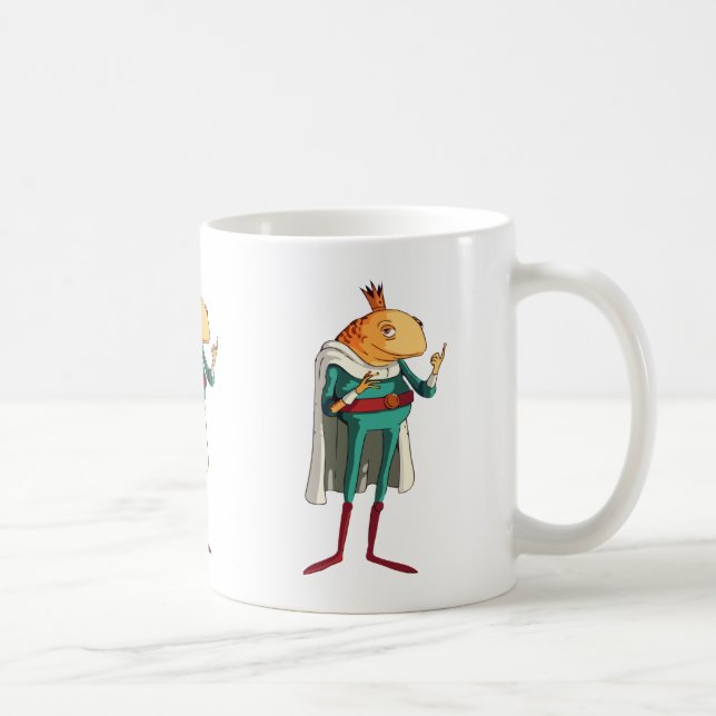 Caneca De Café Contos de fadas de personagens sapos V.03 (Direita)