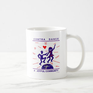 Caneca De Café Contra a alegria da dança