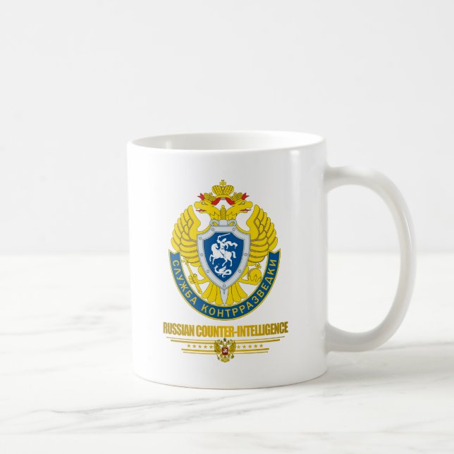 Caneca De Café Contra-Inteligência Russa (Direita)