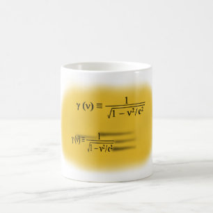 Caneca De Café Contração de Lorentz