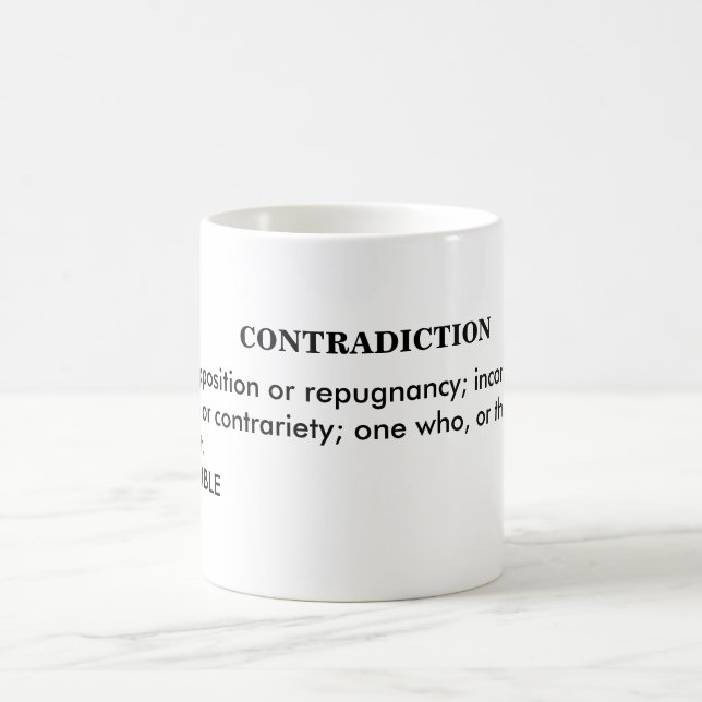 CANECA DE CAFÉ CONTRADIÇÃO (Centro)
