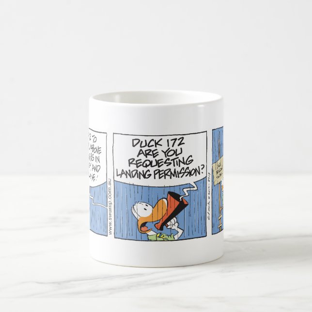Caneca De Café Controlador aéreo do pântano (Centro)