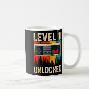 Caneca De Café Controlador de Video Game Desbloqueado Nível 11 An