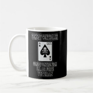 Caneca De Café Controladora de Combate Veteran Design 1