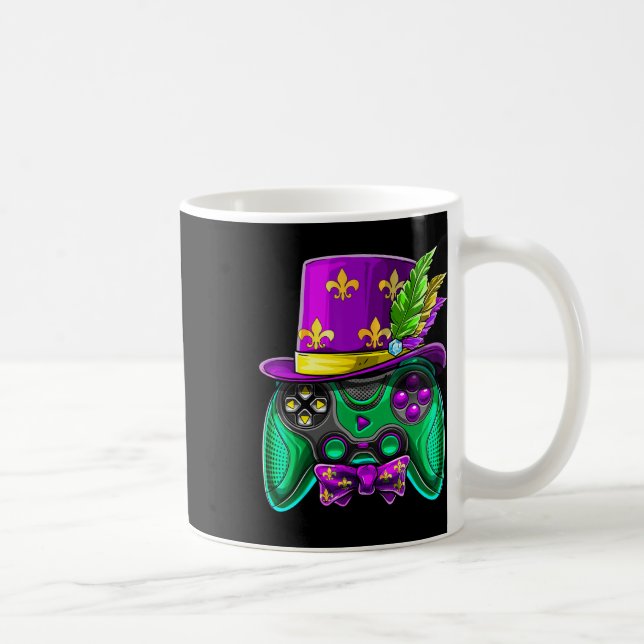 Caneca De Café Controladora de vídeo Jester Hat Costum (Direita)
