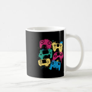 Caneca De Café Controladores De Jogo De Vídeo Tee Graphic Para Co