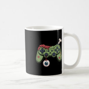 Caneca De Café Controle de Gamer Zumbi Com Eyell e Halloween G