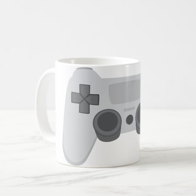 Caneca De Café Controle de Jogo (Frente Esquerda)
