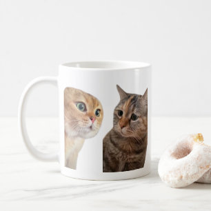 Caneca De Café Conversa Cats Memória Mug De Dois Lados