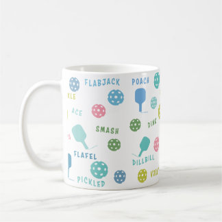 Caneca De Café Conversação Engraçada de Pickleball