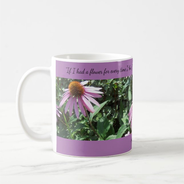 Caneca De Café Conversores Roxos Pensam em você Coffee Mug (Esquerda)