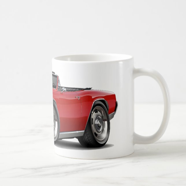 Caneca De Café Convertible 1967 vermelho de Chevelle (Direita)