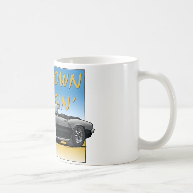 Caneca De Café Convertible preto de 68 Firebird (Direita)