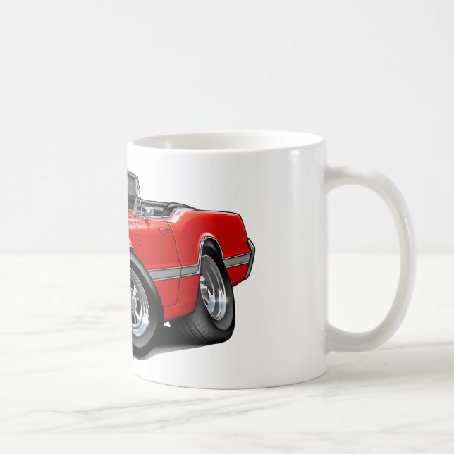 Caneca De Café Convertible vermelho do cutelo de 1966 velhos (Direita)