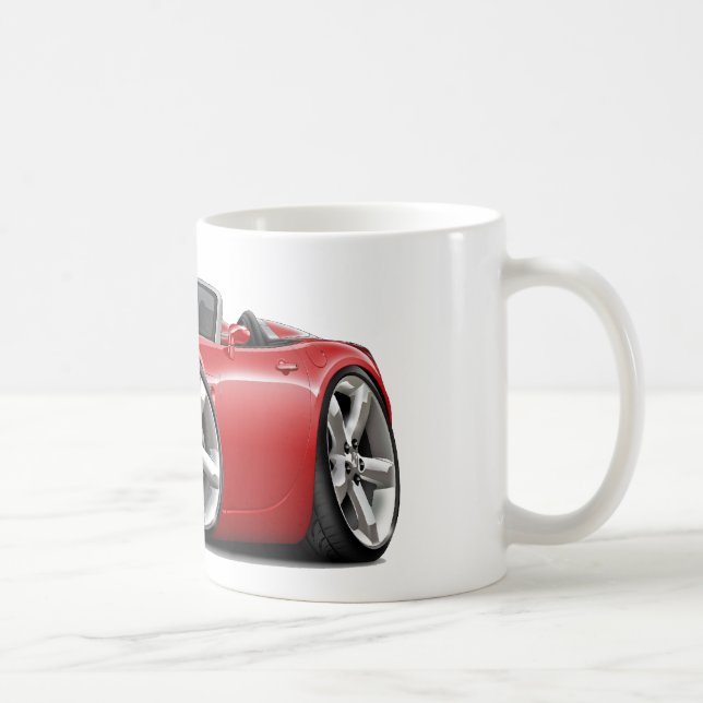 Caneca De Café Convertible vermelho do solstício (Direita)