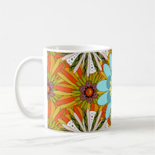Caneca De Café Convite de casamento. fundo floral abstrato. Ab