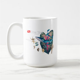 Caneca De Café Convite tropical