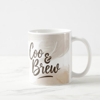 Caneca De Café Coo & Breve Pigeon Café Lover Mug