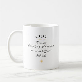 Caneca De Café COO Office Quote