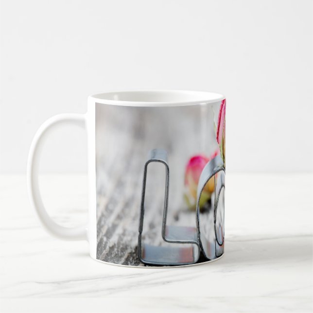 Caneca De Café Cookie Cutter Love Foto Mug Coffee Mug Cup (Esquerda)