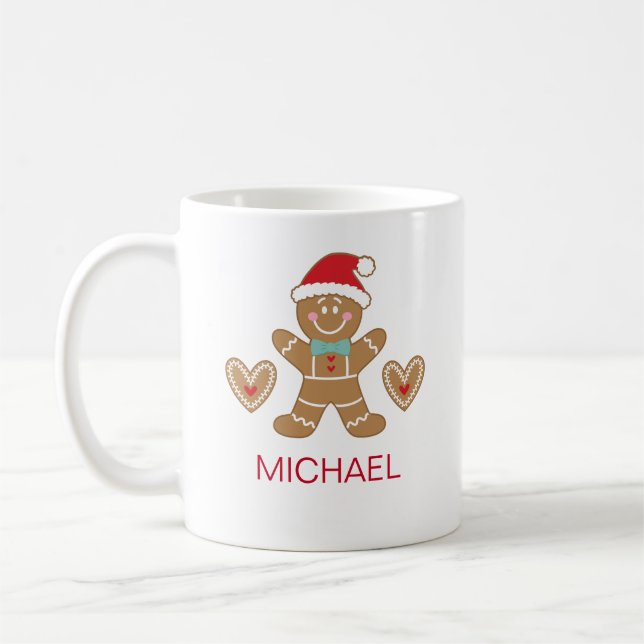 Caneca De Café Cookie de Natal (Esquerda)