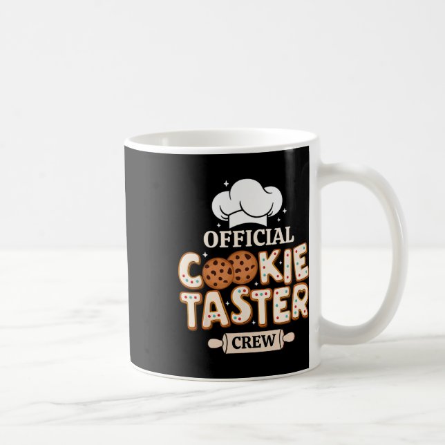 Caneca De Café Cookie Oficial Taster Crew Funny Baking Team Fami (Direita)