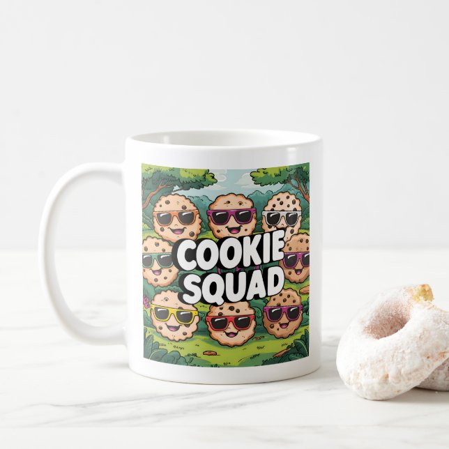 Caneca De Café Cookie Squad (Com Donut)