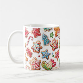 Caneca De Café Cookies de Natal com Cana-de-Vinho