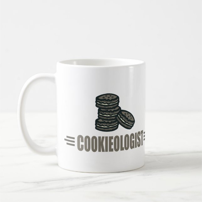 Caneca De Café Cookies Engraçados (Esquerda)