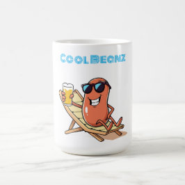 Caneca De Café Cool Beanz Feijão Cozido 