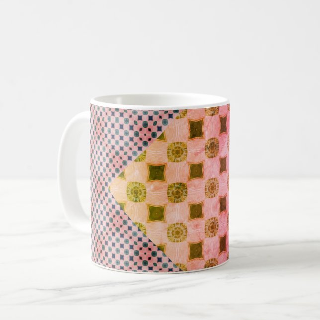 Caneca De Café Cool New Beginnings Country Pattern (Frente Esquerda)