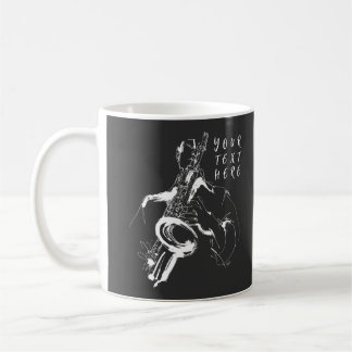 Caneca De Café Cool Retro Saxophonist Custom Name (名入れ・カスタム対応)