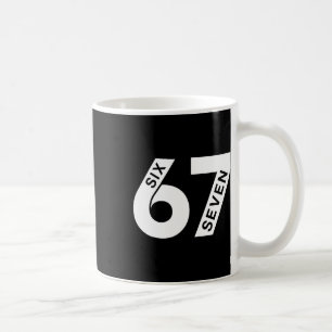 Caneca De Café Cool Six Seven Número Geração Alpha Gíria 6 7 Tend