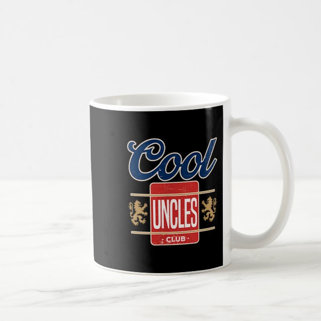 Caneca De Café Cool Uncles Club For New Uncle Father's Day Uncle  (Direita)