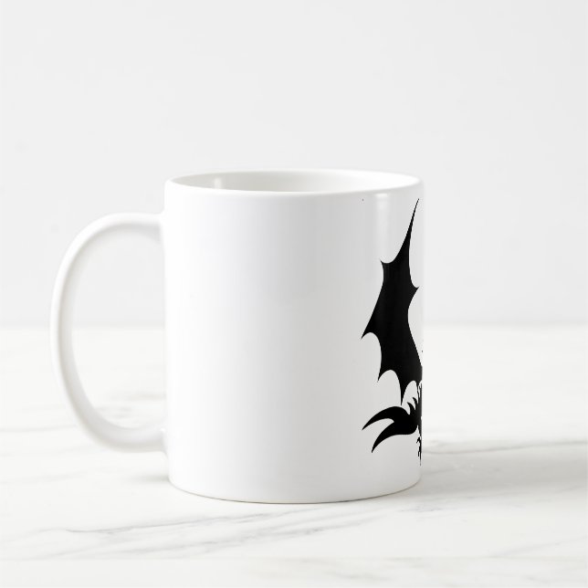 Caneca De Café Cooler Schwarzer Drache  (Esquerda)
